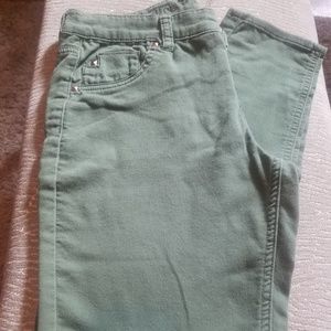 Justice jeggings in army green